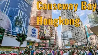 [4k ] CAUSEWAY BAY HONGKONG | WALKING TOUR