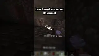 Secret basement in Minecraft  #minecraft #minecraftbuilding #relaxing #tutorial #inspiration