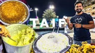 Traditional Old Tribal Food of Taif Saudi Arabia SALEEQ With Cream, Milk & Clarified Butter