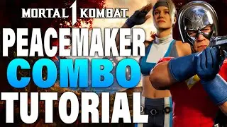Mortal Kombat 1 PEACEMAKER Combos - Mortal Kombat 1  Peacemaker Combo Tutorial