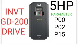 INVT GD-200 DRIVE 5 HP Parameter Setting Full Details। 5 HP ड्राइव पैरामीटर सेटिंग पूरी जानकारी।