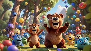 Three Bouncing Bears Count to Ten + More Nursery Rhymes & Kids Songs