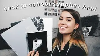 aesthetic af school supplies haul !