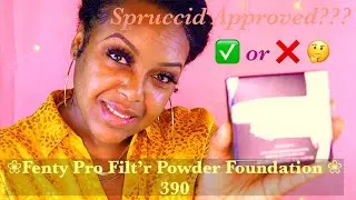 New Fenty Pro Filt'r Powder Foundation 390 Thoughts & Opinion Review -Part1
