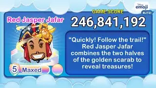 Disney Emoji Blitz RED JASPER JAFAR (L5) - Aladdin - Crystal - v65