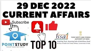 Current affairs 29 december 2022 | TOP 10 | MONTEE BARNWAL |