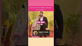 Rajab butt hits 8 million subscribers on YouTube. #rajabfamily #rajabvlogs #8million #shorts