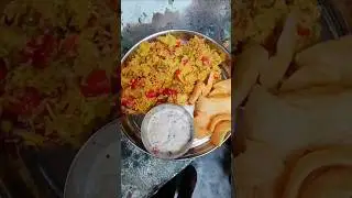 Veg Tehri with Raita & fryums #desithali #food #indiankitchen #thali #cooking