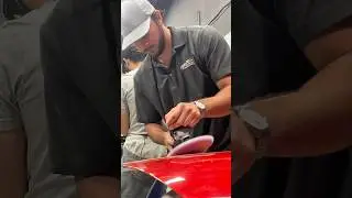 Leveling up the detailing game! Learning the secrets of paintcorrection. #detailing #cardetailing