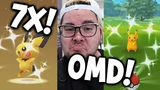 HOW IS THIS POSSIBLE?! 😭 (7 SHINY POKEMON IN 1 DAY!!!) | POKEMON GO SAFARI ZONE DENMARK