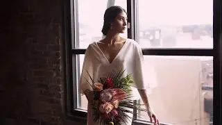Tropical Industrial Micro Wedding Inspiration at The Haul in Grants Pass Oregon
