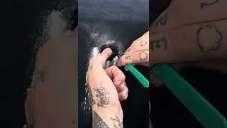 Patching A Burn Hole on a $3,000 SOFA
