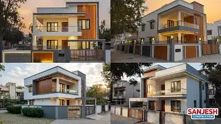 Latest Modern House Elevation Designs  | PART 1 |  Front Elevation Ideas  | Sanjesh Construction