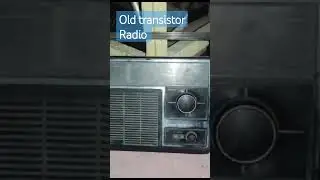 Old transistor Radio tuning