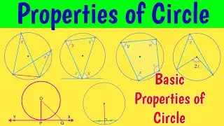Basic properties of circle | Circle all Theorems