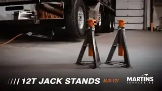 Safe and Secure 12 Ton Professional Jack Stands - Martins Industries