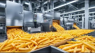Inside The INSANE Factory Producing 1,000,000 French Fries Per Hour (COLOSSAL Scale)