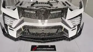 WIDE BODY KIT WITH EXHAUST CATBACK SYSTEM FOR LAMBORGHINI URUS 2018+