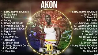 Akon Greatest Hits ~ Best Songs Music Hits Collection  Top 10 Pop Artists of All Time