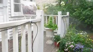 HOMENOTE Misting Cooling System for Outdoor Cooling, Garden Greenhouse Watering