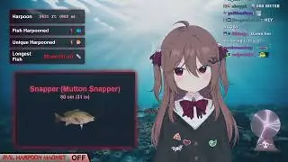 Evil Neuro fishing with her harpoon