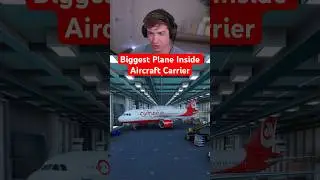Самый большой самолет внутри авианосца