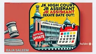 Jr Assistant High Court of J&K Exam Date Out