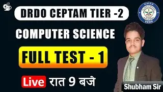 DRDO Computer Science Practice Set-1🔥 | DRDO CEPTAM 10 TIER 2 Preparation | Most Expected Questions