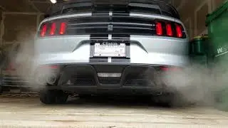 2020 Shelby GT350 cold start and idle   switching valves closed and open