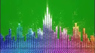 Epic Audio Spectrum Green Screen Effect for Dynamic Music Visuals