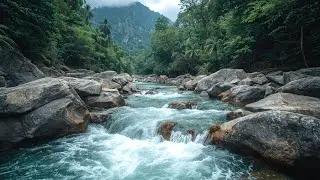 Deep Sleep Sanctuary 🌙 Forest River Sounds for All Night Rest