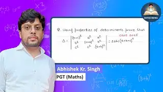 Determinant | Class 12th CBSE Examination 2025 | Bihar Board |  @MathsVedika ​