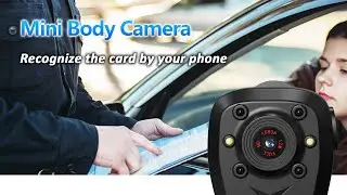 How to realize recognize the card by your phone? - Mini Body Camera #amazon #body camera