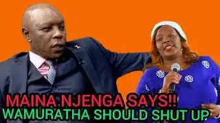 WAMURATHA SHUT UP:  MAINA NJENGA AT LATE SINGER MUHIKO KIDS FUNDRAISING AFTER ARTIST FAIL TO SHOW UP