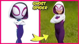 Marvel's Spidey Characters In Real Life + Real One Quiz + Their Favorite Snacks & More! | Ms. Marvel
