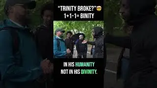 Троица распалась? | #шорты | Хашим против христиан-тринитариев | Уголок ораторов | Гайд-парк