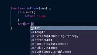 Prime number checker | JavaScript | 17 Seconds