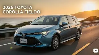 New 2026 Toyota Corolla Fielder Revealed! 😱 Hybrid Power, Luxury Look & Crazy Mileage!