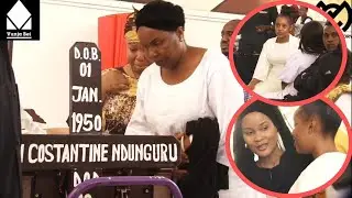 MSIBA WA BABA YAKE JOKATE MWEGELO/ HUZUNI YATAWALA WAKIAGA MWILI WA MAREHEMU/HAMISA AKIWA MSIBANI