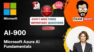 AI-900 | Важные вопросы экзамена | Основы ИИ в Microsoft Azure | 100% сдача | Подготовка к экзамену