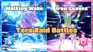 Tera Raid Battles do Walking Wake e Iron Leaves! Pok&eacute;mon Scarlet/Violet