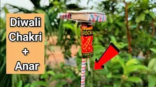 Rocket Par Chakri Lagayi 😱🔥 | Diwali Firework Experiment Gone Crazy! । By Crazy Invents 