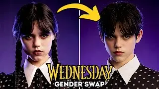 Wednesday Genders Swapped - AI Animation