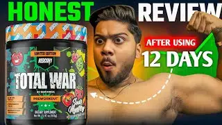Total War pre-workout sour mystery flavour || Honest Review After using 12 Days