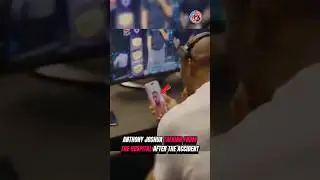 Anthony Joshua speaking from the hospital after the accident, after losing two close friends 💔