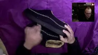 MIXIN Mens indoor outdoor   fleece lined Moccasin slippers