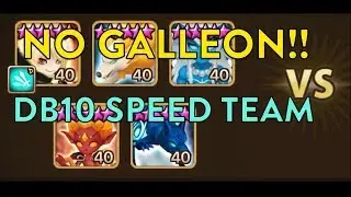 SUMMONERS WAR / DRAGONS DB10 SPEED TEAM NO GALLEON!!
