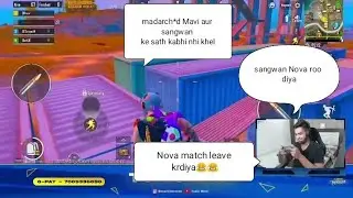 Mavi *triggered* Novaking 😂I Nova got angry on mavi👿 and left the match