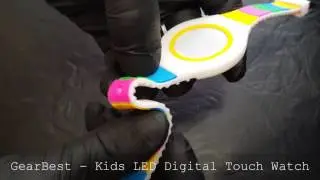GearBest - Kids LED  LED Digital Touch Watch Watch