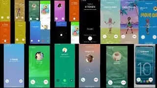 Incoming Calls WhatsApp Screen Samsung and Honor/Messenger and Google Duo and BiP and Snapchat